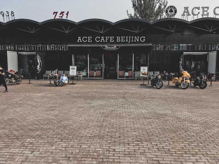 Ace Cafe in Beijing China - from Pando Moto trip