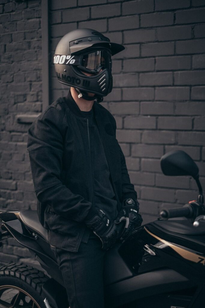 Cafe racer riding outfit