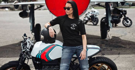 Rosie Navy Plain Motorcycle Jeans Cafe Racers Review