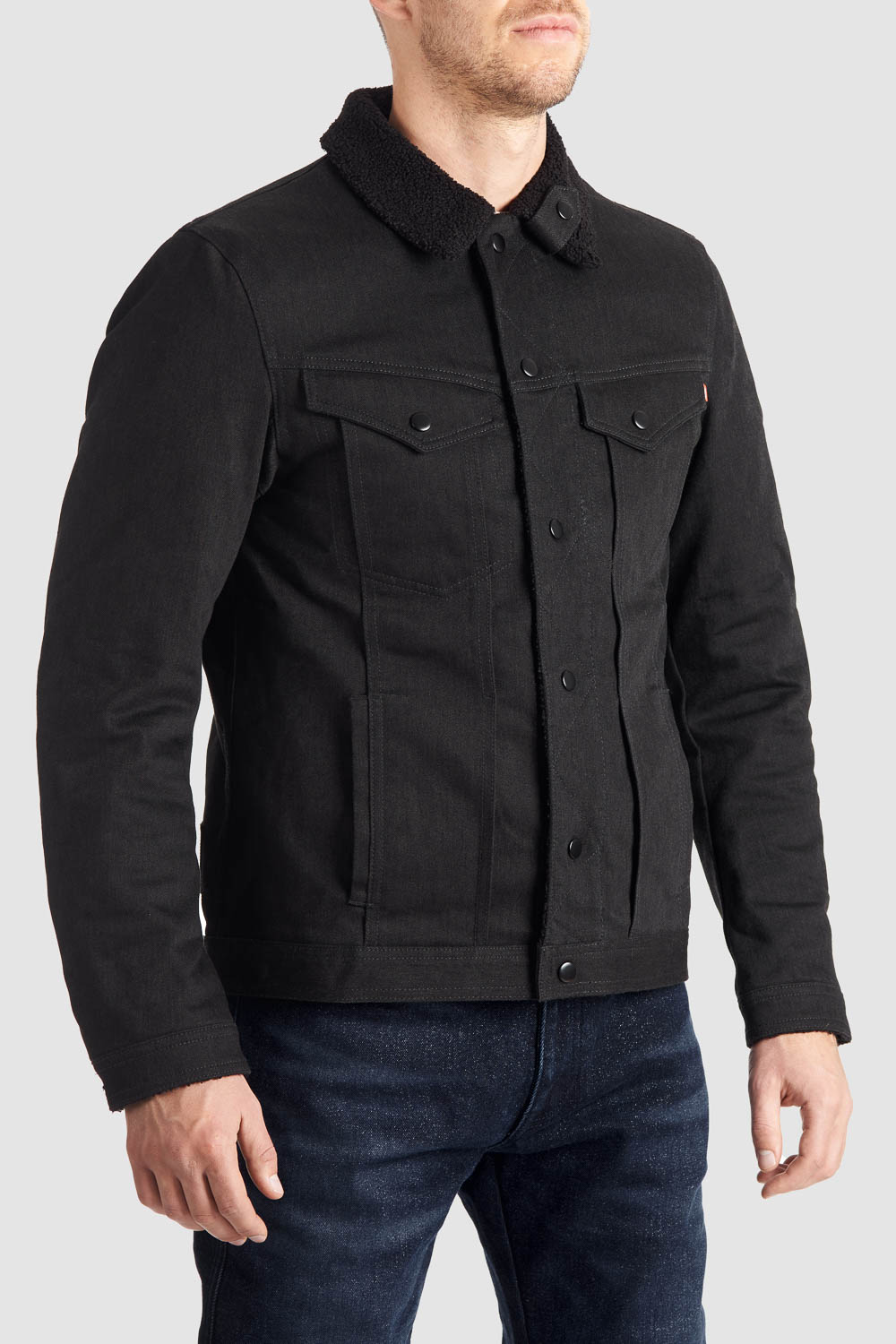 HUSKY JACKET – Sherpa Trucker Motorcycle Jacket