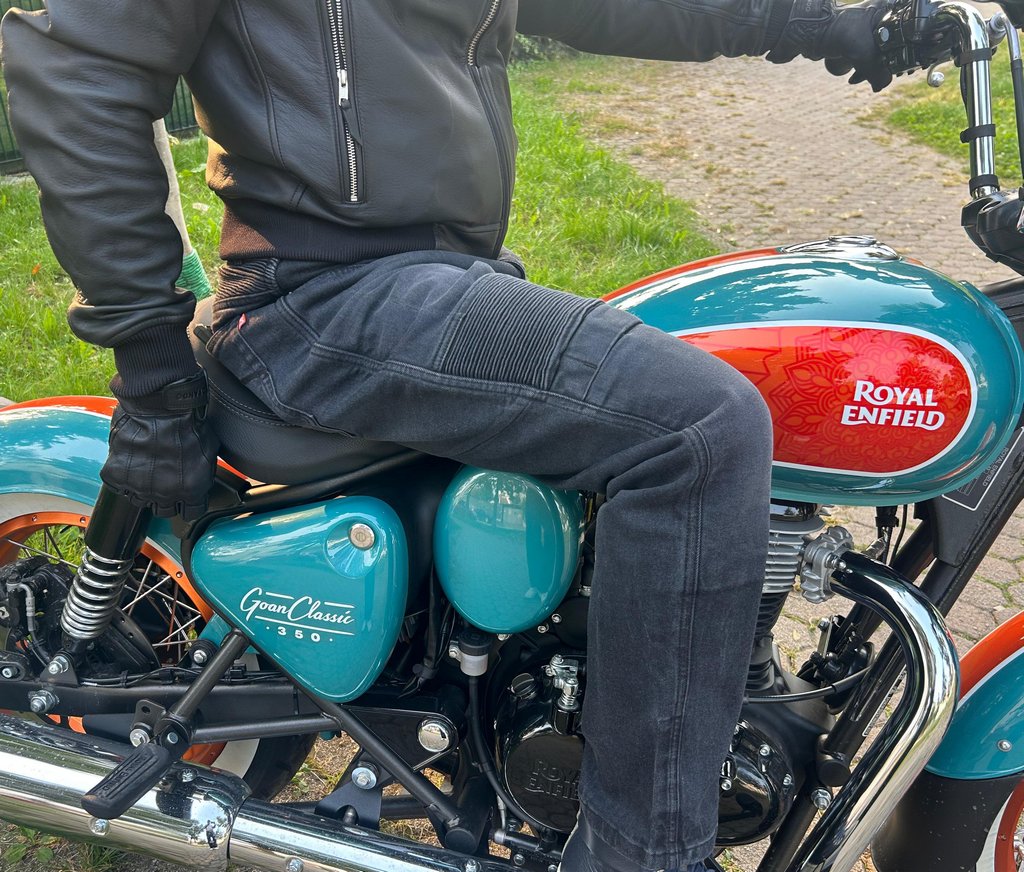 Karl Devil AAA+ - Motorcycle Jeans for Men Slim-Fit Balistex and