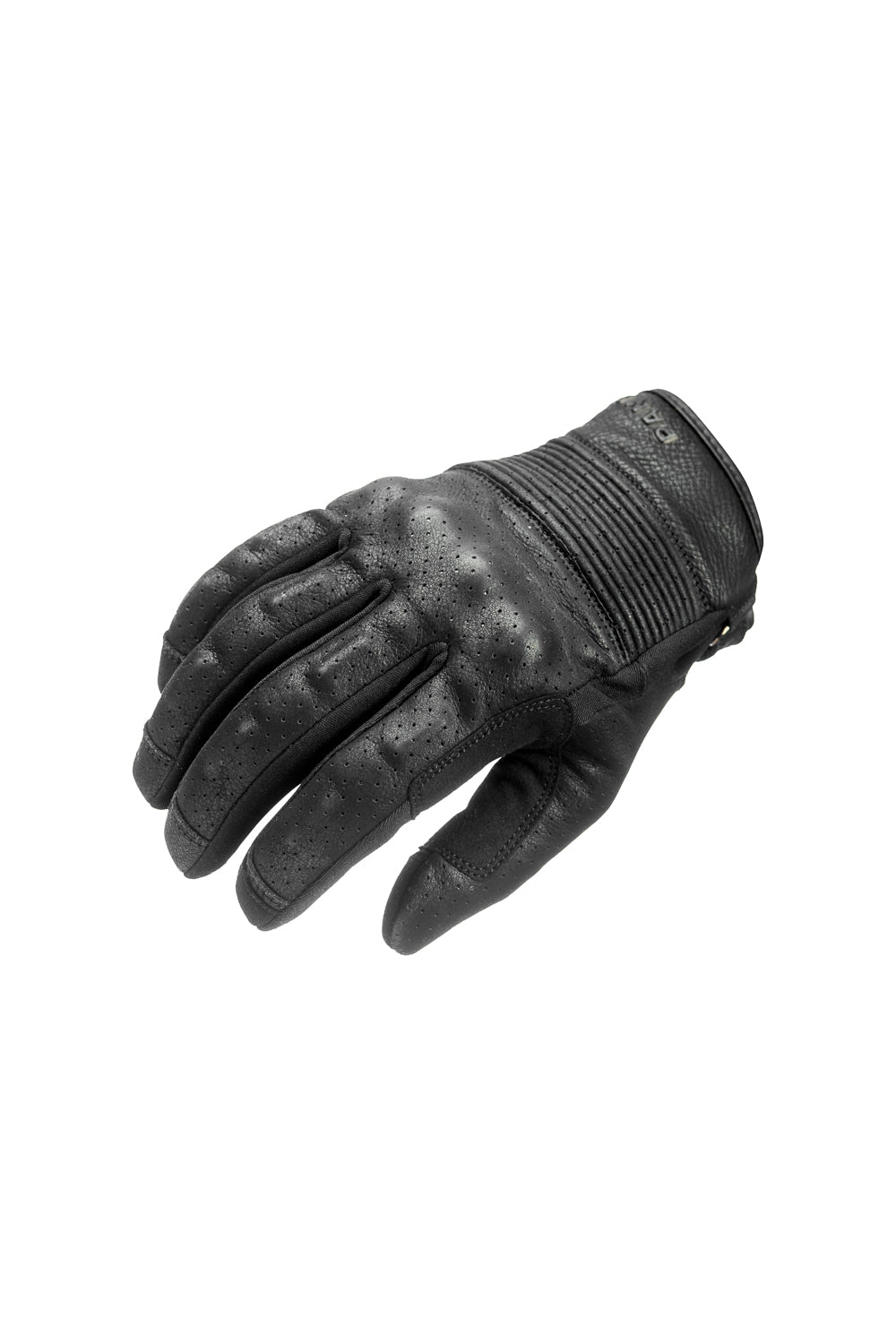 Leather Motorcycle Gloves ONYX BLACK 01 | Pando Moto