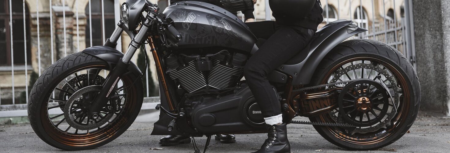Pantalón moto Garibaldi Typhoon Lady Negro