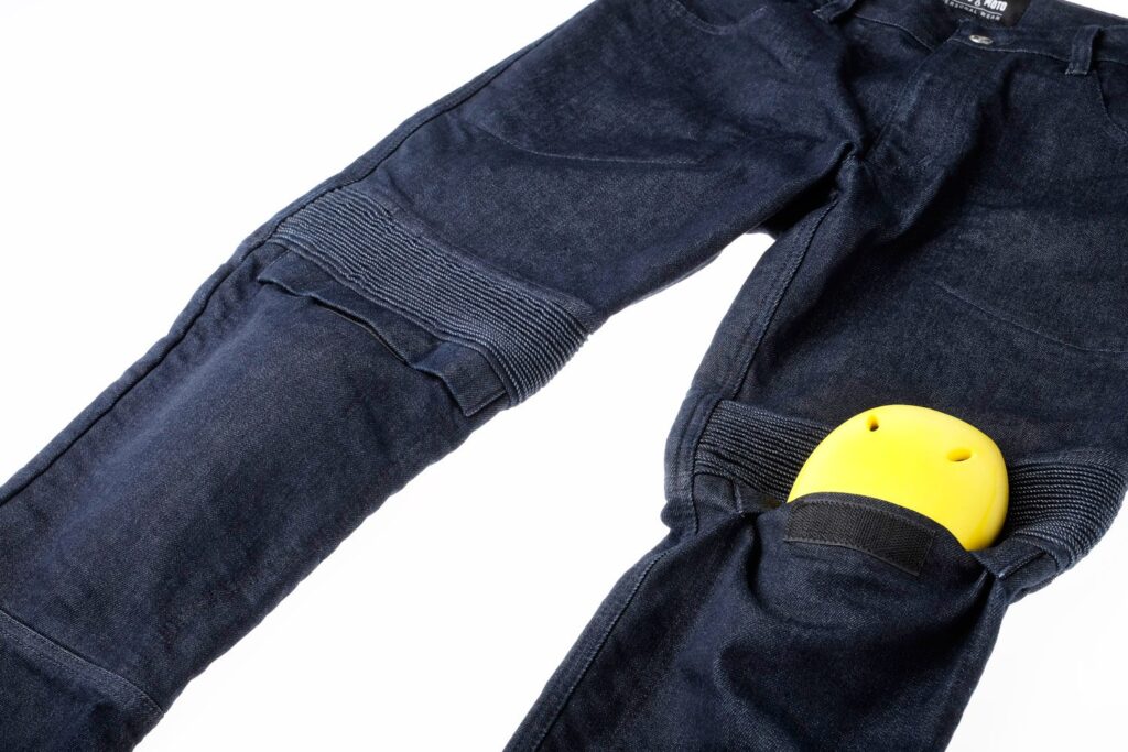 Wear & Tear. Pando Moto’s ‘Karl Indigo’ Jeans - Pipe Burn: 2 of 4