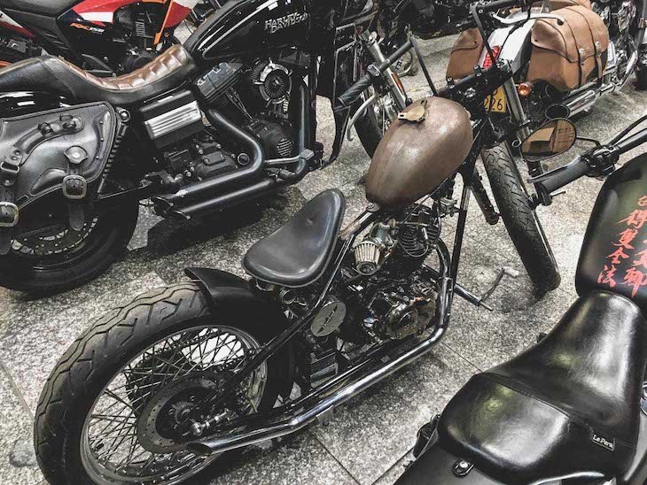 Bobber style motorcycle made in China from national manufacturer