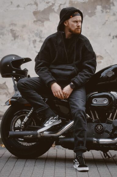ROBBY SLIM BLACK - Motorcycle Jeans Men's Slim-Fit Cordura® 8