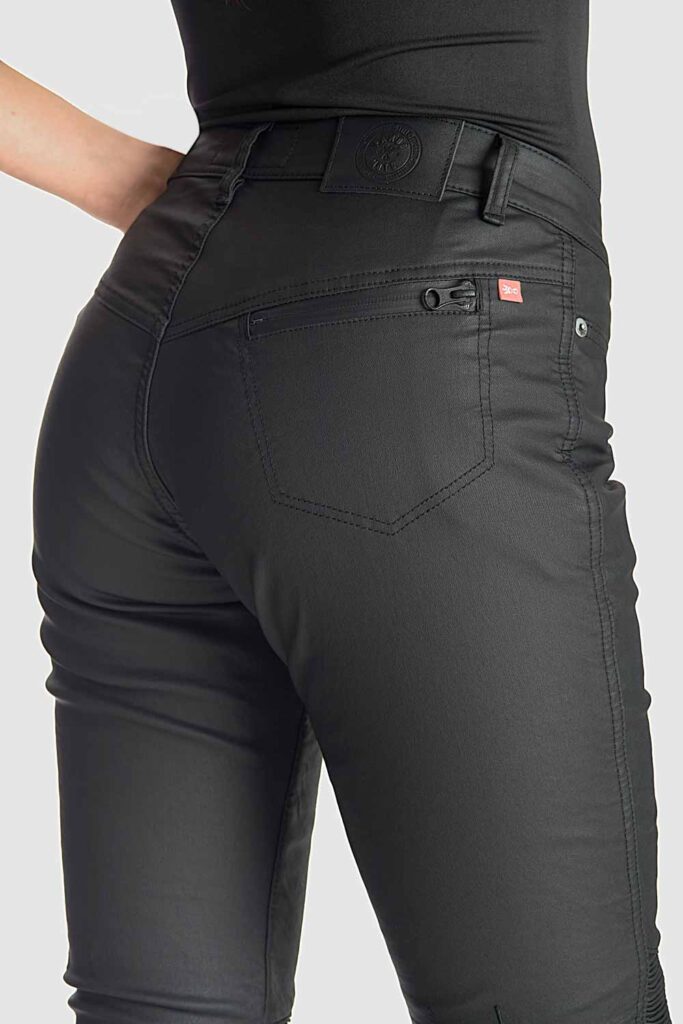 Pando Moto Motorcycle jeans for women - look from the back