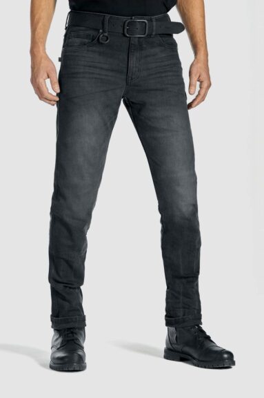 ROBBY SLIM BLACK - Motorcycle Jeans Men's Slim-Fit Cordura®