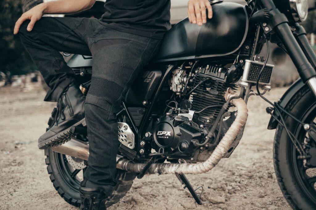 KARLDO jeans made from Cordura® denim, fitted with a Kevlar