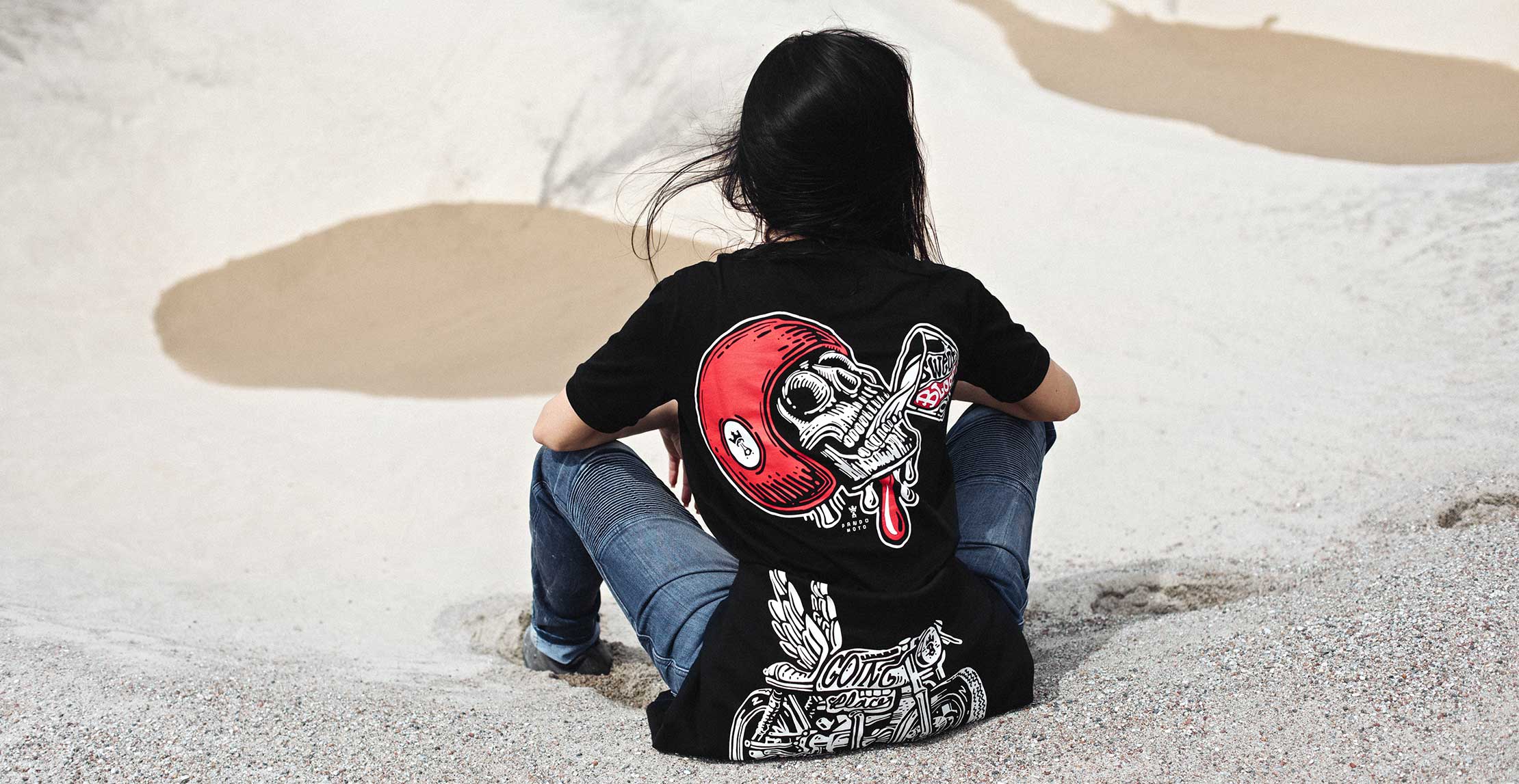MIKE RED SKULL 1 T-Shirt for women - back view