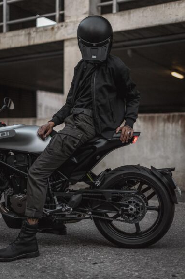 Mens Genuine Leather Pants Trousers Biker Motorcycle Trousers Motorbike  Pants Jeans 