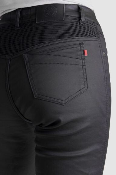 Lorica Kev 02 motorcycle jeans for women back view close-up