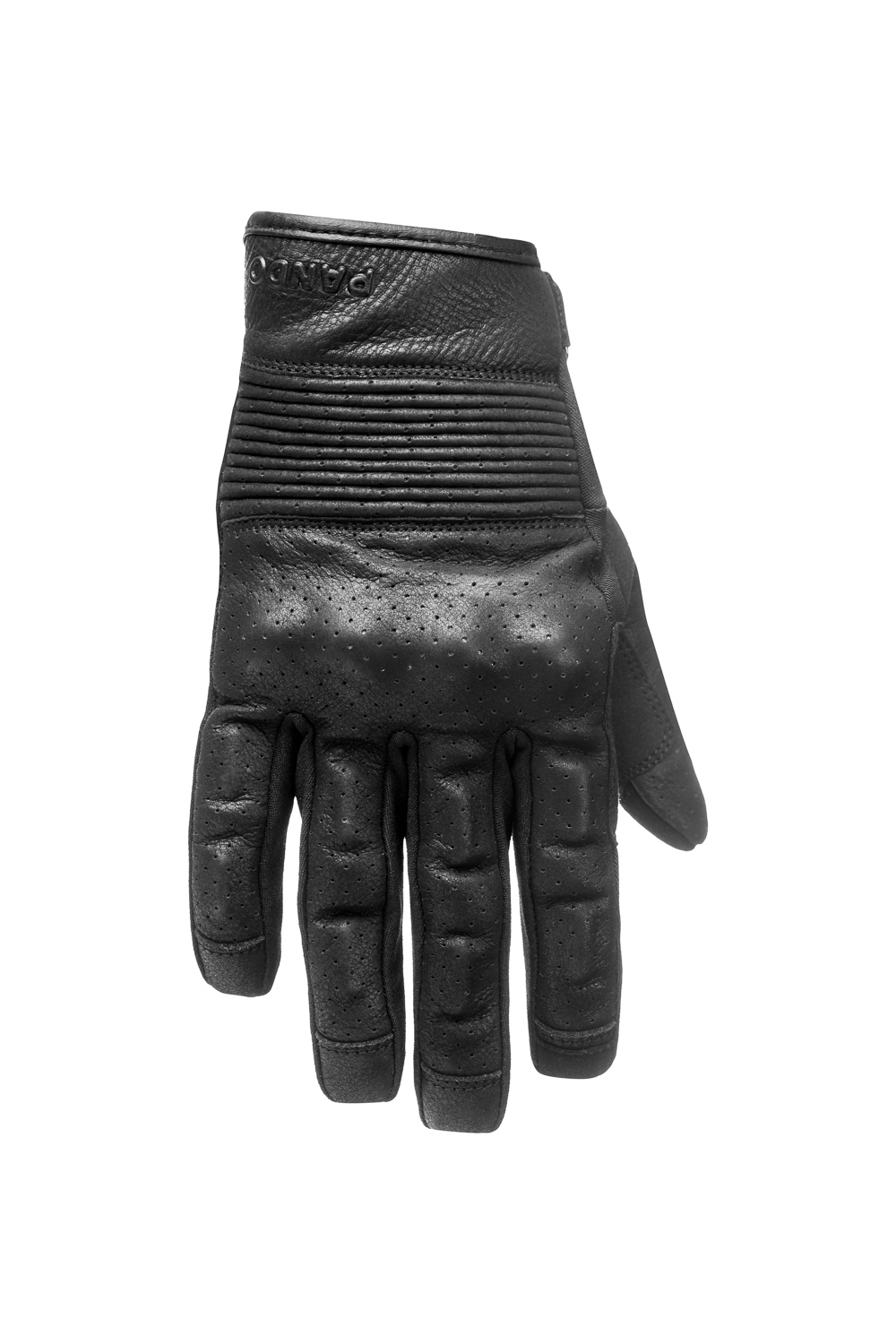 ONYX BLACK - Leather Motorcycle Gloves 2
