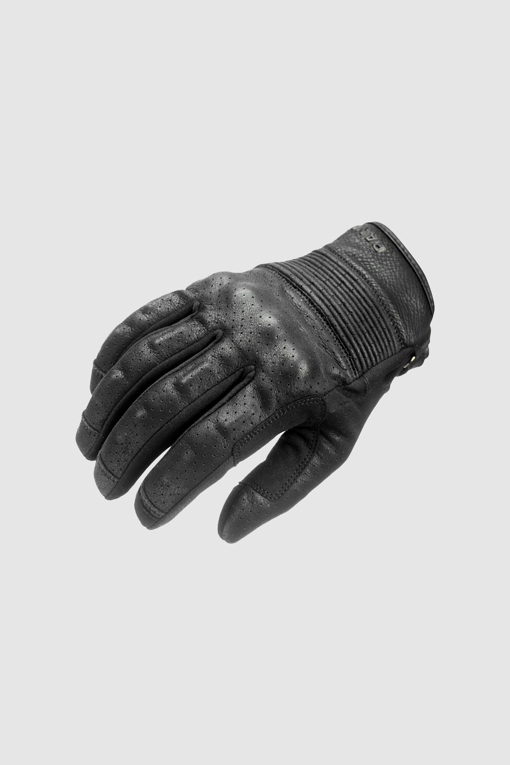 ONYX BLACK - Leather Motorcycle Gloves 1