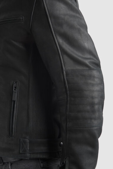 Pando moto Tatami LT 01 Leather Jacket Black