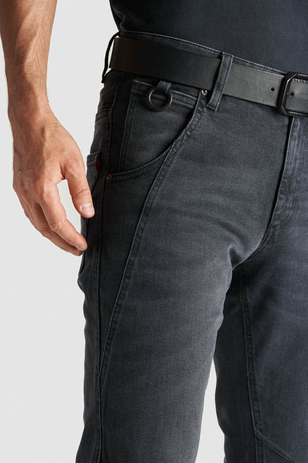 ROBBY 03 slim-fit Motorcycle Jeans close-up