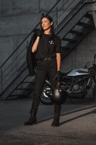 Pando Moto Kissaki Arm 01 Women's Slim Fit Motorcycle Jeans - New! Fast  Shipp