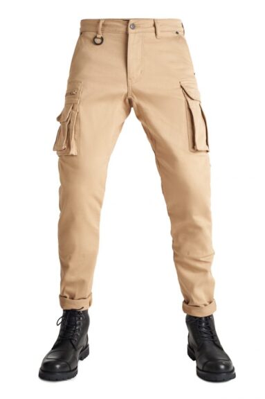 DESERT CARGO BEIGE - Motorcycle Jeans for Men with Chino Style Cordura® •  Pando Moto