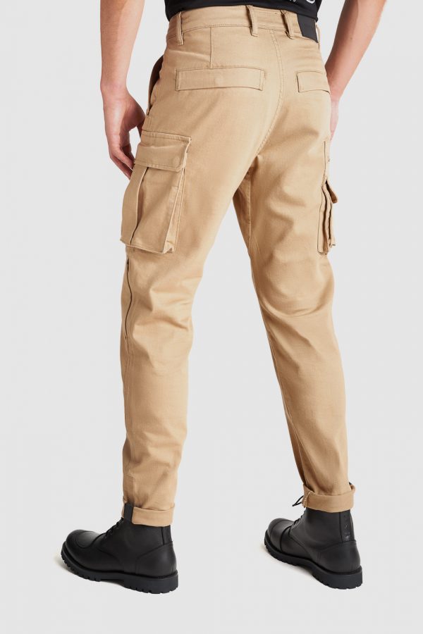 DESERT CARGO BEIGE -  Motorcycle Jeans for Men with Chino Style Cordura® 3