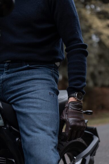 ARNIE SLIM BLUE - Men’s Slim-fit Motorcycle Jeans Armalith® 9