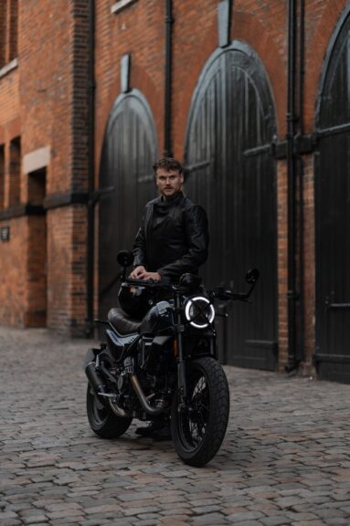 TWIN LEATHER JACKET BLACK - Men’s Leather Motorcycle Jacket 26