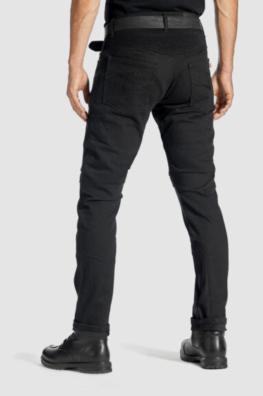KARLDO SLIM BLACK - Motorcycle Jeans for Men Slim-Fit Cordura®