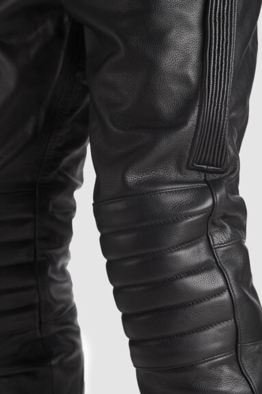 KATANA SLIM BLACK - Motorcycle Men's Leather Pants 6