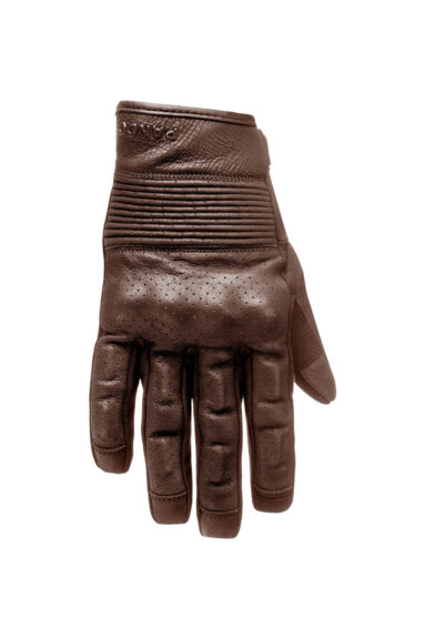ONYX BROWN - Leather Motorcycle Gloves 11
