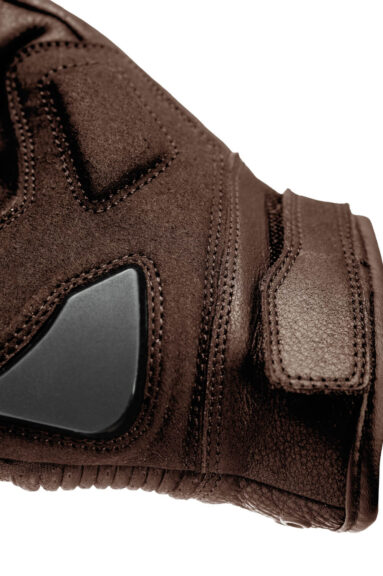 ONYX BROWN - Leather Motorcycle Gloves 3