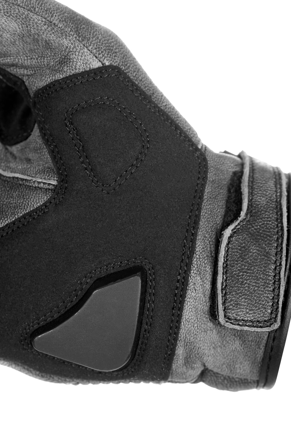ONYX GREY - Leather Motorcycle Gloves 4