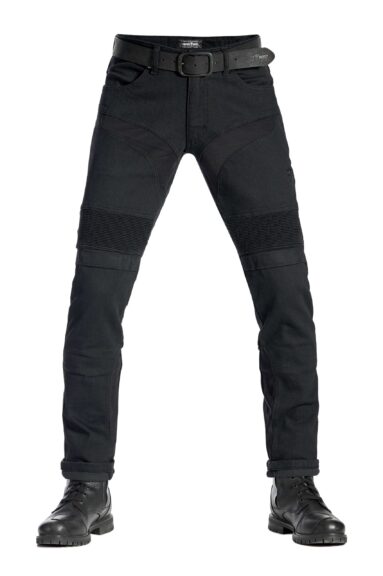 KARLDO SLIM BLACK - Motorcycle Jeans for Men Slim-Fit Cordura® 7