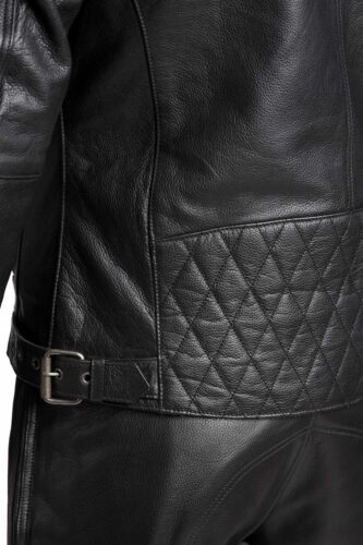 TWIN LEATHER JACKET BLACK - Men’s Leather Motorcycle Jacket • Pando Moto