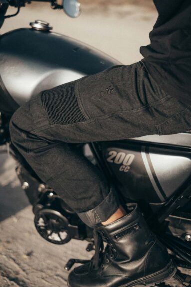KARLDO SLIM BLACK - Motorcycle Jeans for Men Slim-Fit Cordura® 6