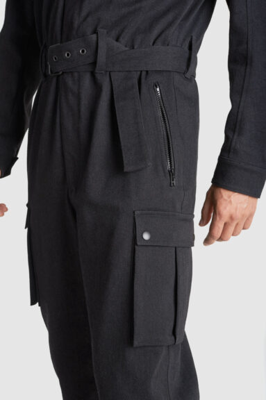 BRAT SUIT BLACK - One-Piece Overall Suit From Comfort-Stretch CORDURA® Denim 7