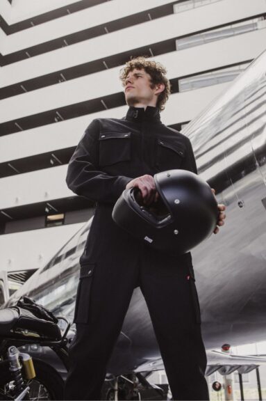 BRAT SUIT BLACK - One-Piece Overall Suit From Comfort-Stretch CORDURA® Denim 8