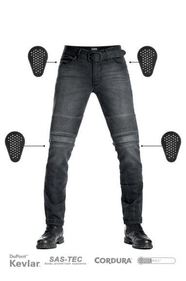 Pando Moto Mark Jeans Black Chino Style Cordura® - Worldwide Shipping!