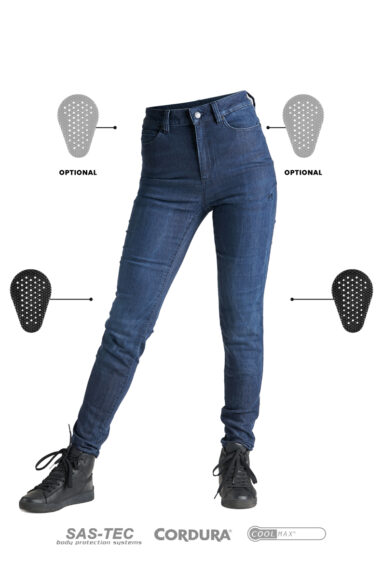 Motorcycle Jeans for Women - Kusari Cor 02