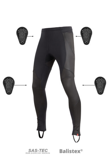Unisex protective fabric Aramid Legging Black 